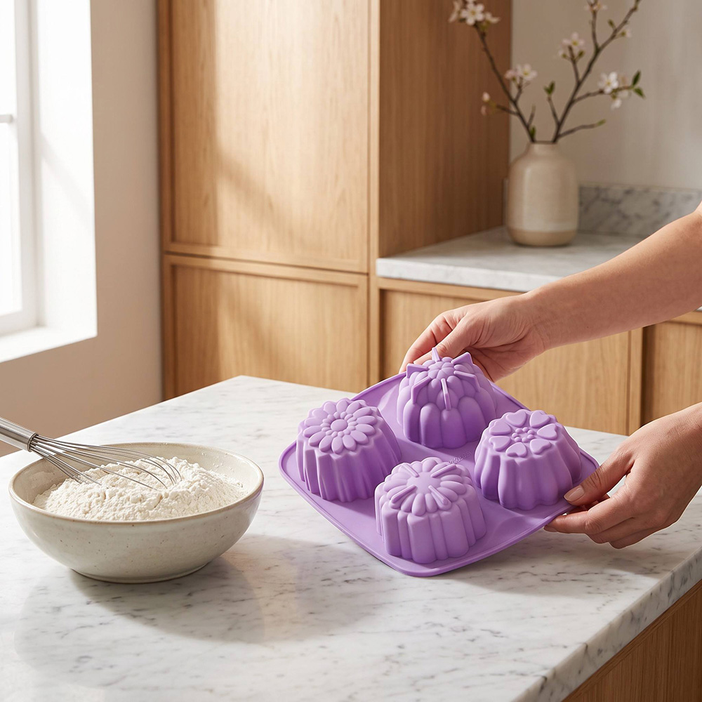 BPA Free 4-Hole Flower Shaped  - Baby Food Healthy recension och pris