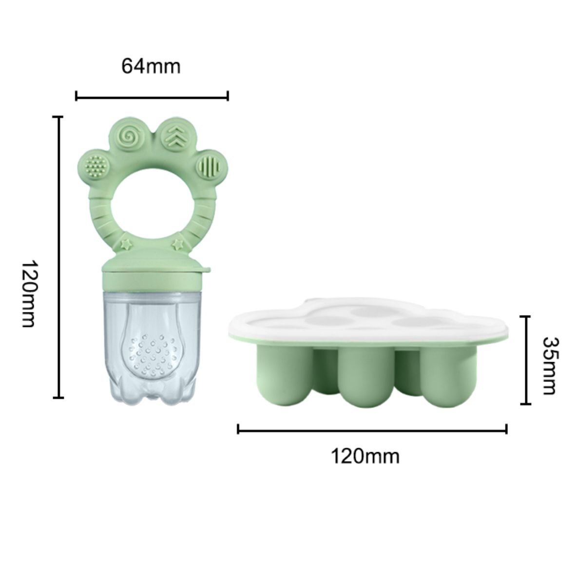 Baby Fruit Food Feeder & Freez - Freezer Tray Baby recension och pris