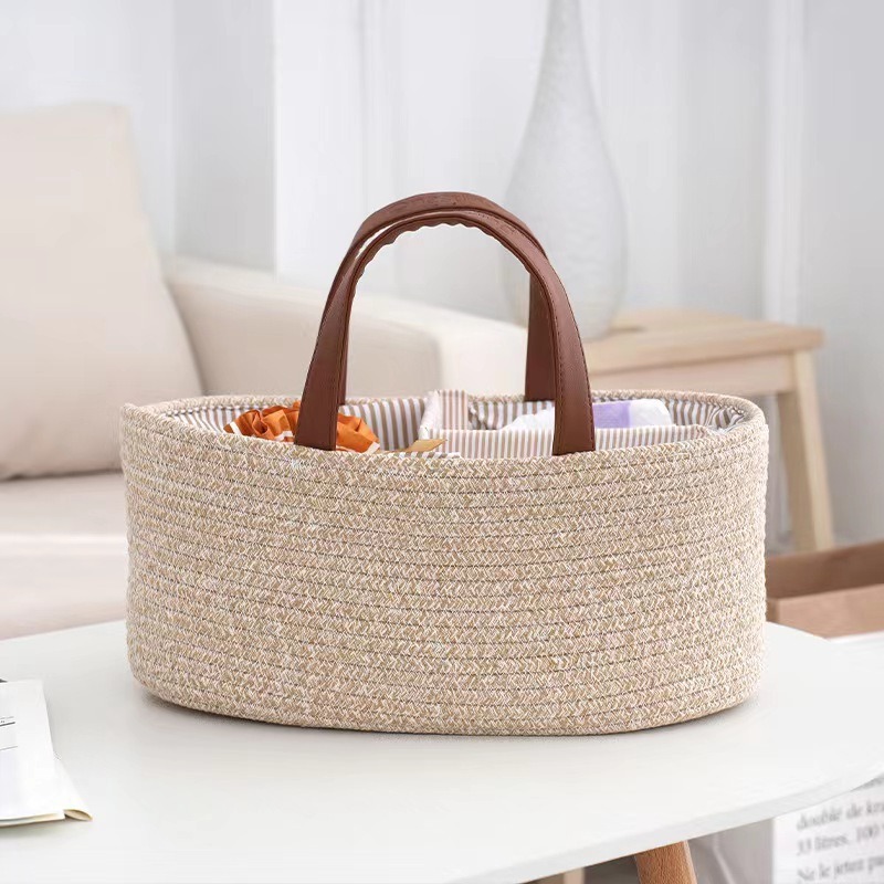 Foldable Diaper Caddy Organize - Baby Food Bottle recension och pris