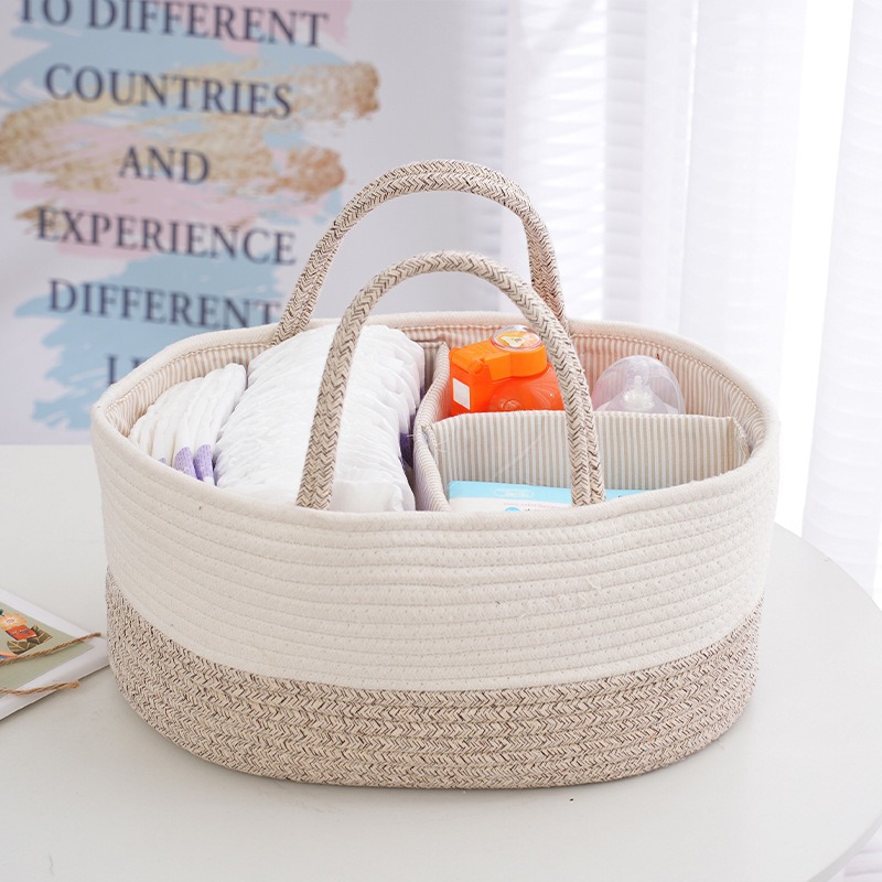 Foldable Diaper Caddy Organize - Baby Food Bottle recension och pris